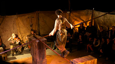 El aclamado espectáculo de circo de Manolo Alcántara se representa hoy en Durango