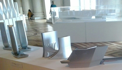La sede de Eusko Tren diseñada por Zaha Hadid se exhibe en el Museo Hermitage
