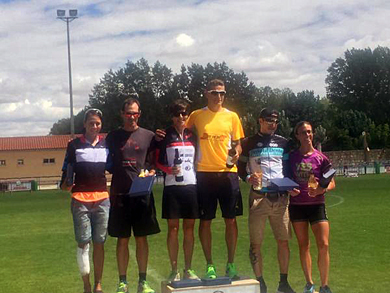 Frades y Corujo quedan primera y segundo en el triatlón de Medina de Rioseco