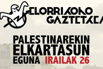 Palestinarekin Elkartasun Eguna ospatuko dute egun osoan Elorrioxoko Gaztetxean