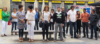 Protestas en Durangaldea por el crimen machista de Erandio