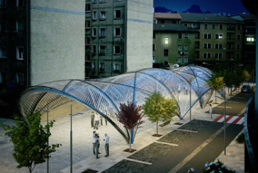 Iurreta dotará a la zona peatonalizada de Askondo de una carpa permanente