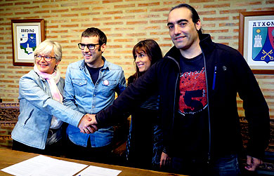 EH Bildu y Herriaren Eskubidea suscriben un acuerdo “por el cambio” en la Mancomunidad