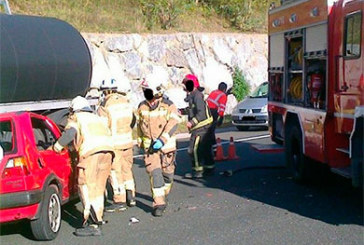 Un herido en Iurreta tras volcar su vehículo en la AP-8