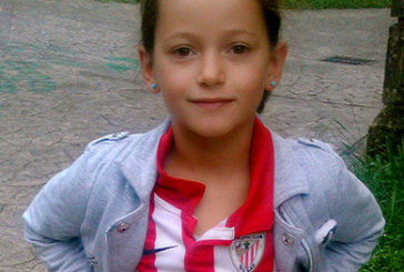 Lucía cumple 7 años animando al Athletic