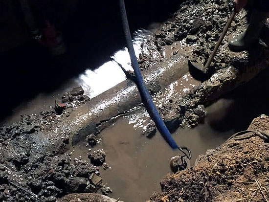 Reparada la tubería que dejó ayer sin agua a viviendas de Durango durante más de trece horas