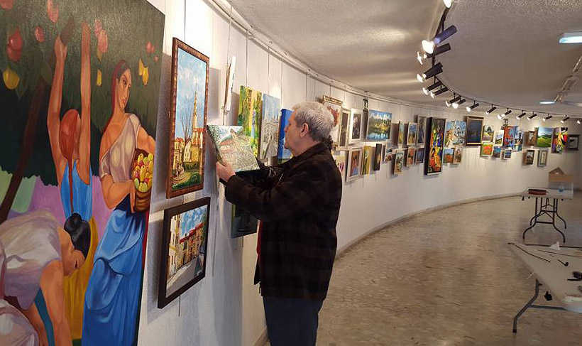 Exposición del alumnado de la Academia Kurutziaga