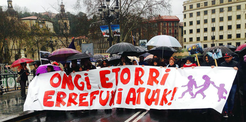 Durango se posiciona con los refugiados, Correscales y la igualdad entre trabajadoras