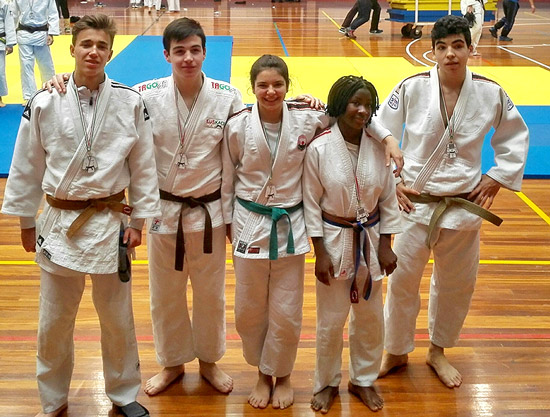 El Durango Judo logra cinco medallas en el Campeonato de Euskadi cadete