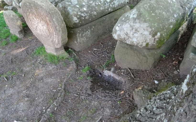 Elorrio denuncia el robo de una réplica en la necrópolis de Argiñeta