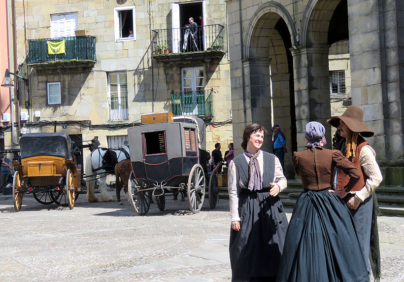 Santa Ana regresa al siglo XIX para el rodaje de la película ‘Aundiya’