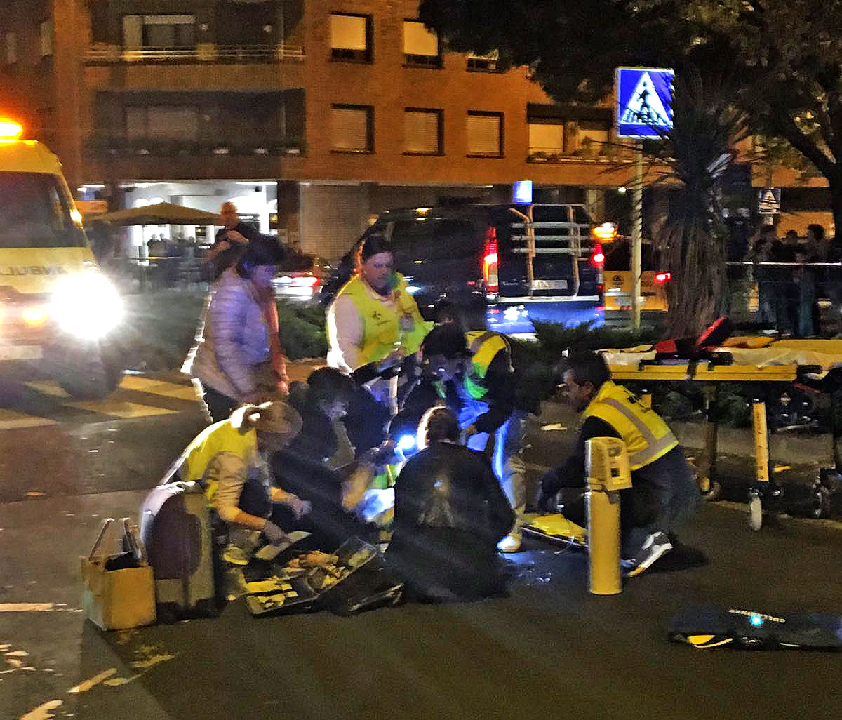 La Policía Municipal de Durango atribuye a “un despiste” del conductor el atropello doble de ayer