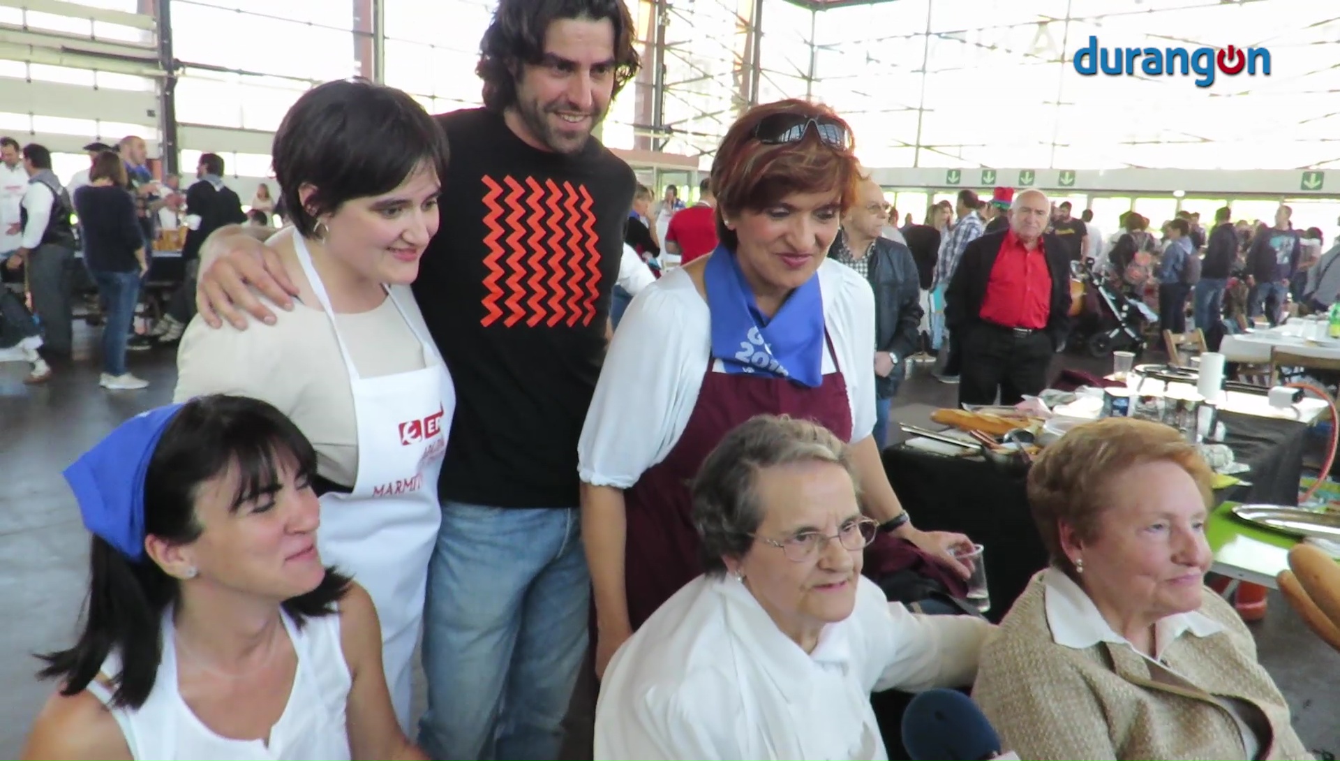 Dos ‘amamas’ duranguesas de 77 años, campeonas de Euskadi en 1999, animan Landako Gunea