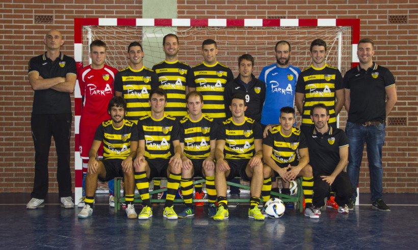 Elorrioko Buskantza de Tercedra División. En la foto falta Josu León. 