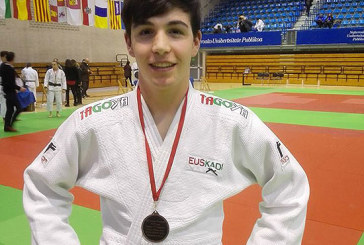 Eneko Carballo, bronce en el Campeonato de Euskadi de judo
