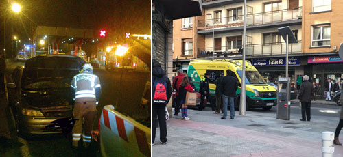 Sobresaltos en la vía pública