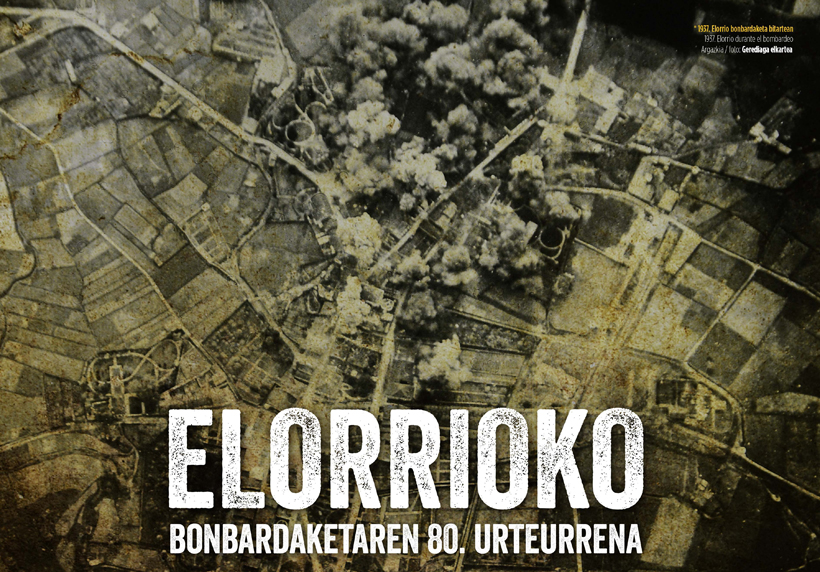 Hitzaldiak, bisita gidatuak eta oroimeneko ekitaldia, Elorrioko bonbardaketa gogoratzeko