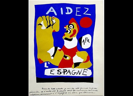 Una obra de Miró a favor de la República completará la exposición de Picasso en el Museo de Durango