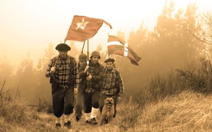 El Castet Eguna recuerda a los caídos contra el fascismo en Santamañazar hace 80 años