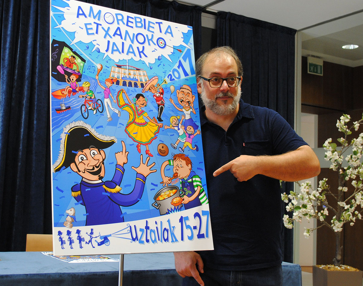 Mikel Berrojalbiz dibuja los Karmenes más reconocibles