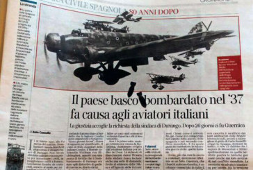 La prensa italiana se hace eco de la querella presentada por Durango por los bombardeos de 1937
