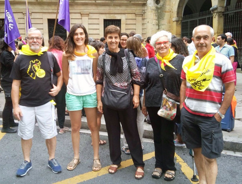 Cuatro durangueses viajan a Melilla con Mugak Zabalduz para denunciar las políticas migratorias