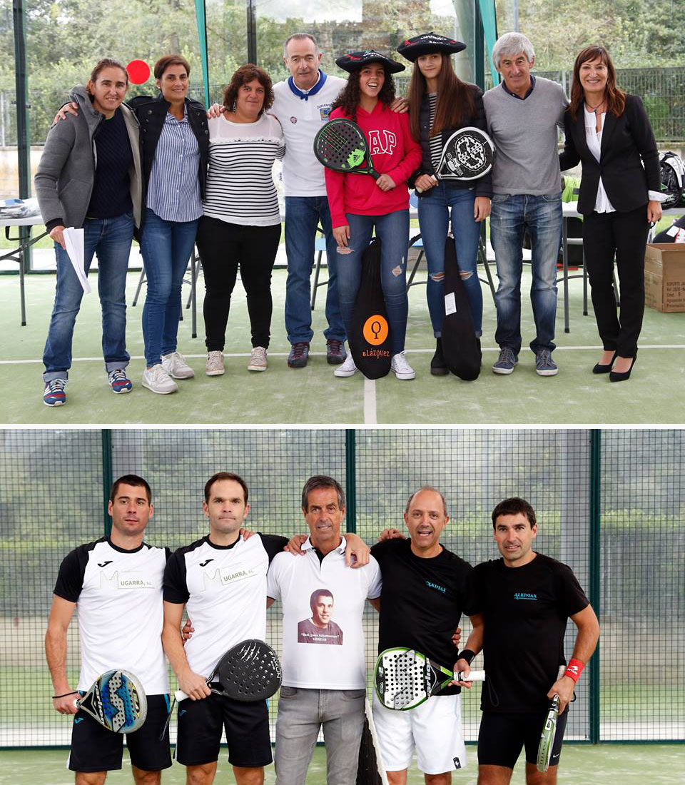 Urigoitia-Zabaleta y García-Cuesta se proclaman campeones del Torneo de pádel de San Fausto