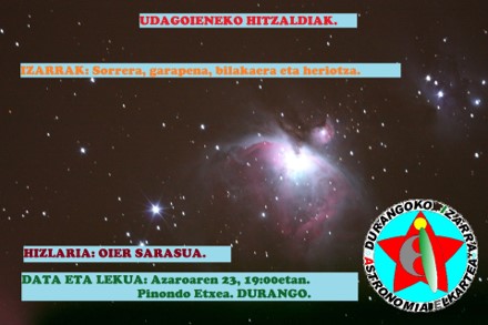 DurangoUdagoienekoHitzaldiakIzarrak