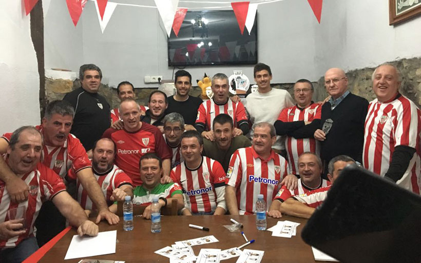 Iturraspe, Bóveda, Igartua, Argoitia y Clemente inauguraron la nueva Peña Athletic Elorrixo