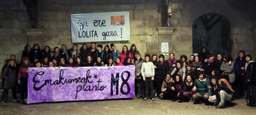 “Kolosala” izan zen atzoko <br /> greba feminista Durangoko M8 asanbladaren esanetan