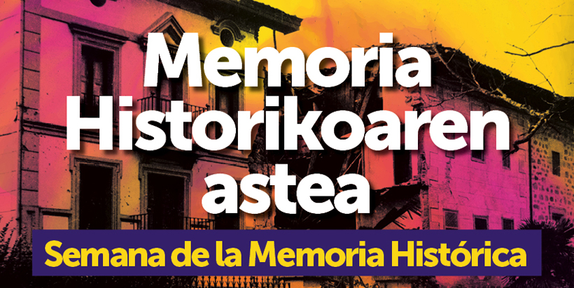 ‘Laumunarrieta’ elkarte berriaren aurkezpenarekin hasiko da Memoria Historikoaren astea