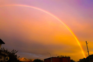 Durangaldea amanece bajo <br/>estos espectaculares arcoíris