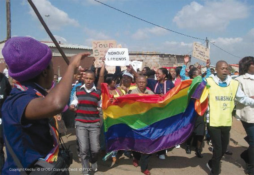 Durango saca a pie de calle la lucha por la libertad sexual en África