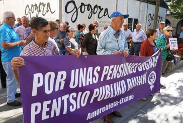 Pensionistas de Durangaldea encabezarán una de las columnas de la manifestación de Bilbao