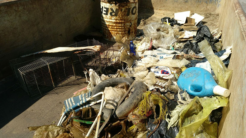 El Ayuntamiento de Abadiño retira 2.700 kilos de basura de los ríos Zaldu e Ibaizabal
