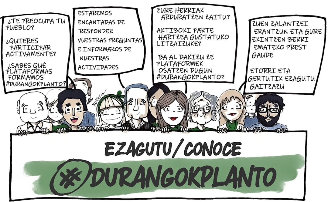 El movimiento #DurangokPlanto saldrá mañana a la calle para dar a conocer sus reivindicaciones