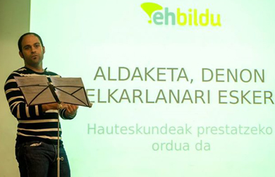 Mikel Urrutia izango da Abadiñoko EH Bilduren alkategaia maiatzeko Udal hauteskundeetan