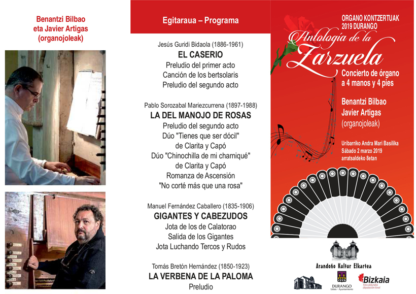 programa concierto organo andra mari