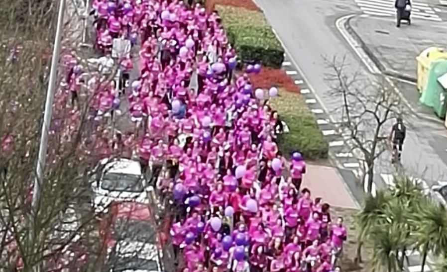 La espectacular foto de la Lilakrosa que tiñe Durango de lila