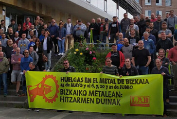 Comienzan mañana cinco jornadas de huelga en el sector del metal en demanda de un convenio digno