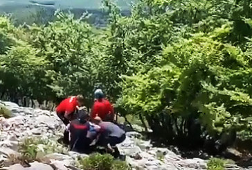 El helicóptero de la Ertzaintza rescata a un hombre de 59 años accidentado en el Anboto