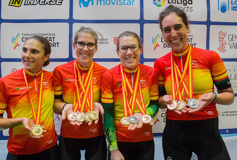 Isasi, Gorostiza y Zuazubiskar logran un botín de ocho medallas en los Campeonatos de España en pista