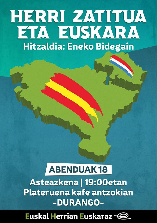 Herri zatitua eta euskara