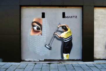 Piden no borrar los murales del grafitero zornotzarra ‘Martz’