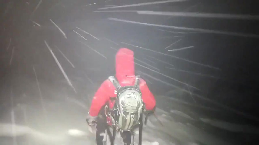 Hallan en buen estado al montañero desorientado en el Anboto