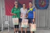 Elisabeth Luengo se proclama campeona de Bizkaia de tiro con arco y Lidia Cañete queda segunda