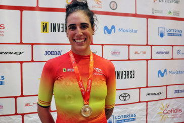 Oro y bronce para Ziortza Isasi en el Estatal de ciclismo en pista