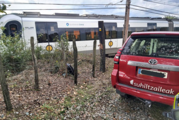 Un hombre fallece en Amorebieta tras ser arrollado por el tren