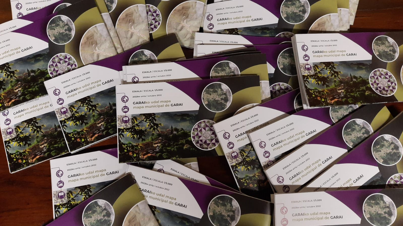 Arakatutako 2.860 leku-izenetatik, <br/>515 toponimo biltzen ditu Garain egin den mapa berriak