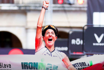 Frades deslumbra en el Ironman de Vitoria con una épica remontada
